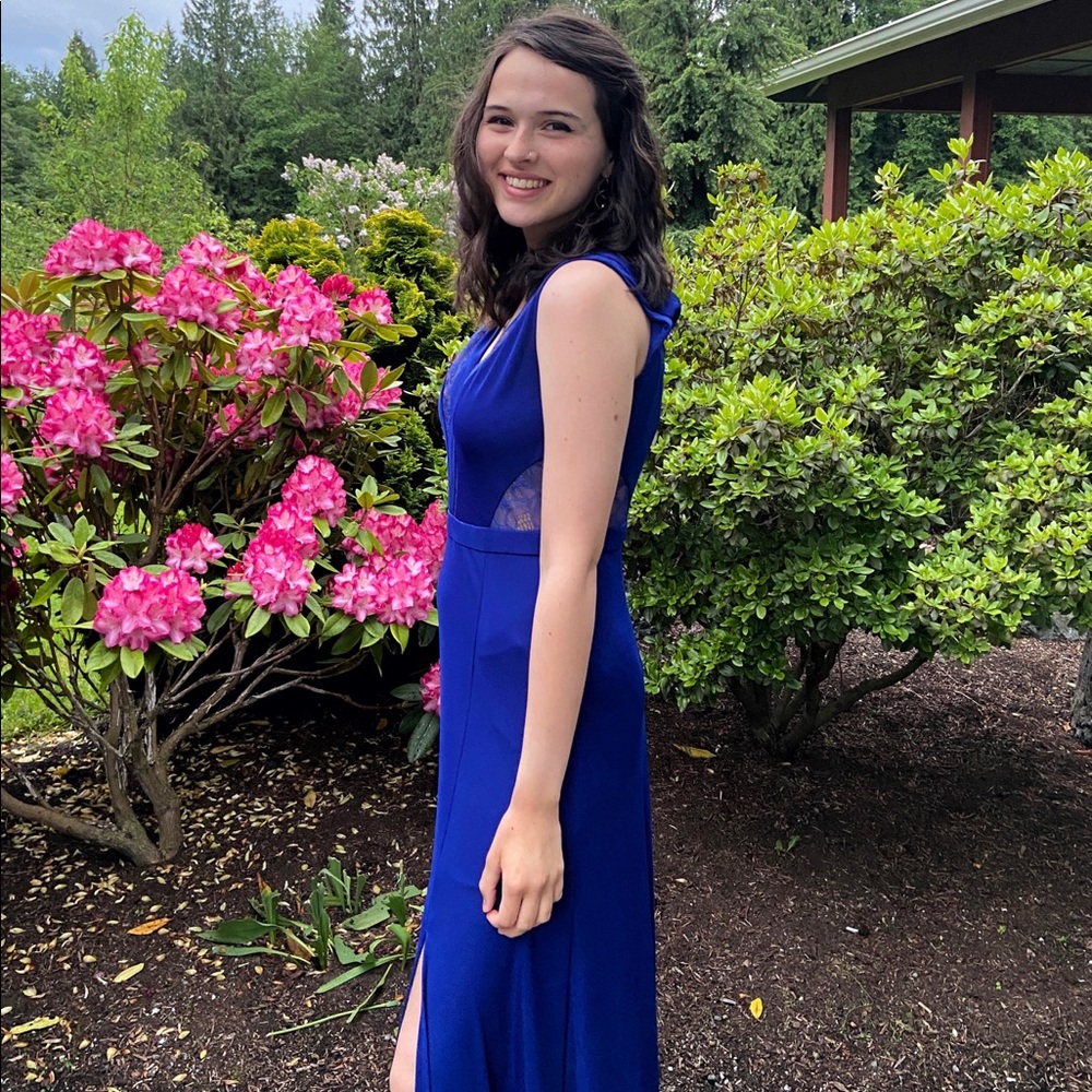 Royal blue prom dress!